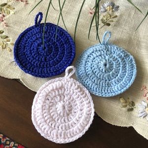 Tulle dish scrubbies(set of 3)